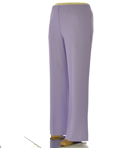 PANTALONI DONNA TAGLIE COMODE ELASTICO IN VITA ELEGANTE  SOPHIA CURVY ART.25171