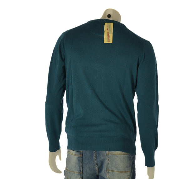 MAGLIONE COTONE PURO UOMO SCOLLO A V  HENRY BARROWS ART. MU0334