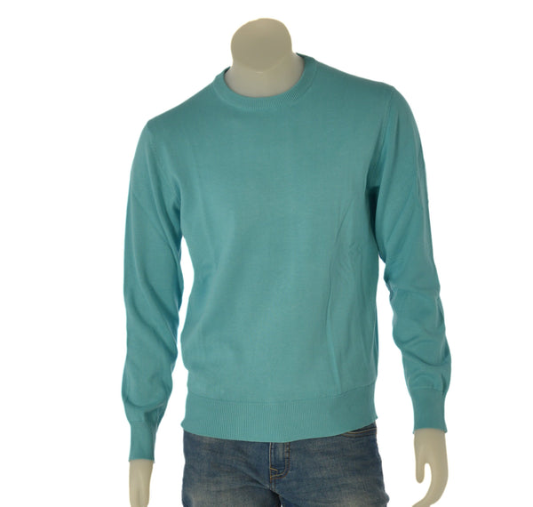 MAGLIONE COTONE  PURO COMODO GIROCOLLO LEGGERO UOMO HENRY BARROWS ART MU0333