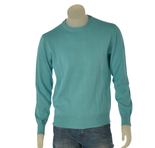MAGLIONE COTONE  PURO COMODO GIROCOLLO LEGGERO UOMO HENRY BARROWS ART MU0333