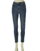 JEANS SKINNY DONNA VITA ALTA 5 TASCHE ELASTISTIZZATO  GRIFFAI ART. 6152