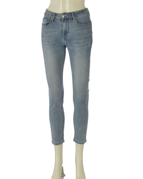 JEANS SKINNY MISTO COTONE VITA BASSA ELASTICIZZATO   DONNA GRIFFAI ART. 6151