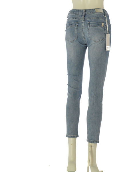 JEANS SKINNY MISTO COTONE VITA BASSA ELASTICIZZATO   DONNA GRIFFAI ART. 6151