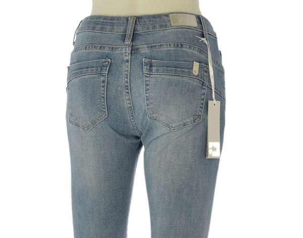 JEANS SKINNY MISTO COTONE VITA BASSA ELASTICIZZATO   DONNA GRIFFAI ART. 6151