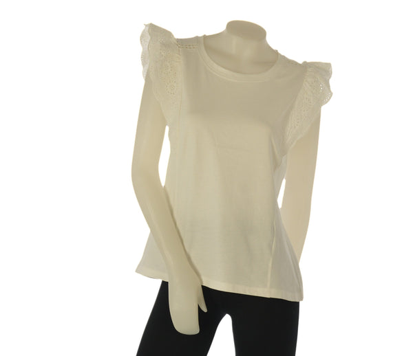T-SHIRT DONNA  GIROCOLLO ELEGANTE MORBIDA LOSAN ART. LWMAP0105-25014