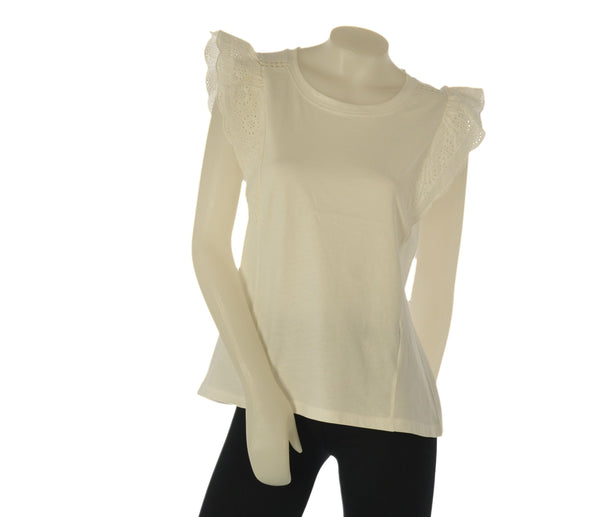 T-SHIRT DONNA  GIROCOLLO ELEGANTE MORBIDA LOSAN ART. LWMAP0105-25014