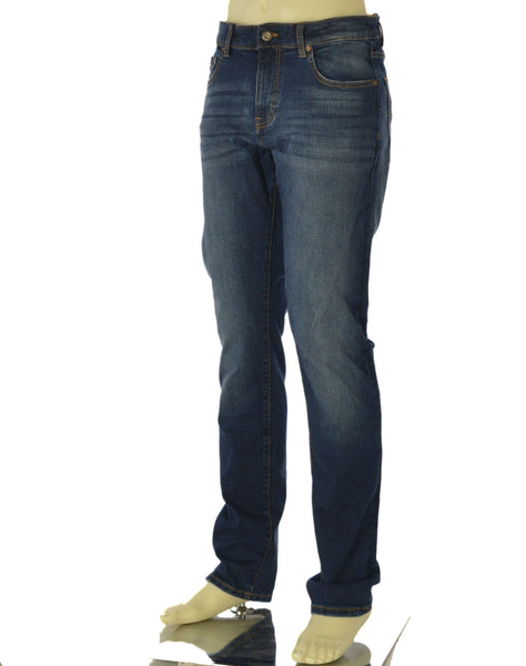 JEANS UOMO ELASTICIZZATO 5 TASCHE SLIM FIT CLASSICO  GAS ART. ALBERT25MDB0757