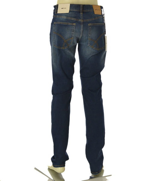 JEANS UOMO ELASTICIZZATO 5 TASCHE SLIM FIT CLASSICO  GAS ART. ALBERT25MDB0757