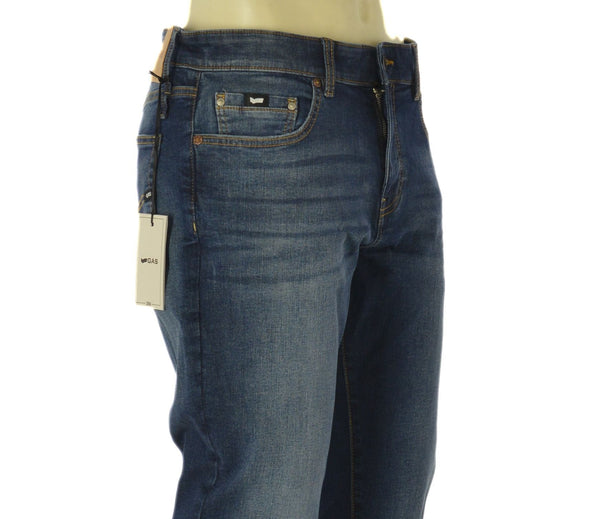 JEANS UOMO ELASTICIZZATO 5 TASCHE SLIM FIT CLASSICO  GAS ART. ALBERT25MDB0757