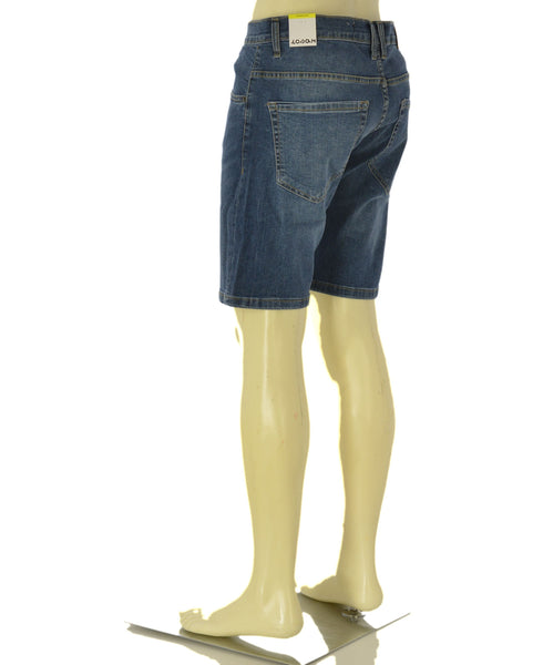 BERMUDA JEANS UOMO TASCHE COMODO ELASTICIZZATO  LOSAN ART. LMNAP0403-25033