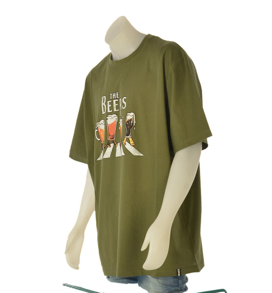 T-SHIRT UOMO TAGLIE OVER COTONE STAMPA GIROCOLLO   MAXFORT ART. E2632