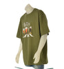 T-SHIRT UOMO TAGLIE OVER COTONE STAMPA GIROCOLLO   MAXFORT ART. E2632