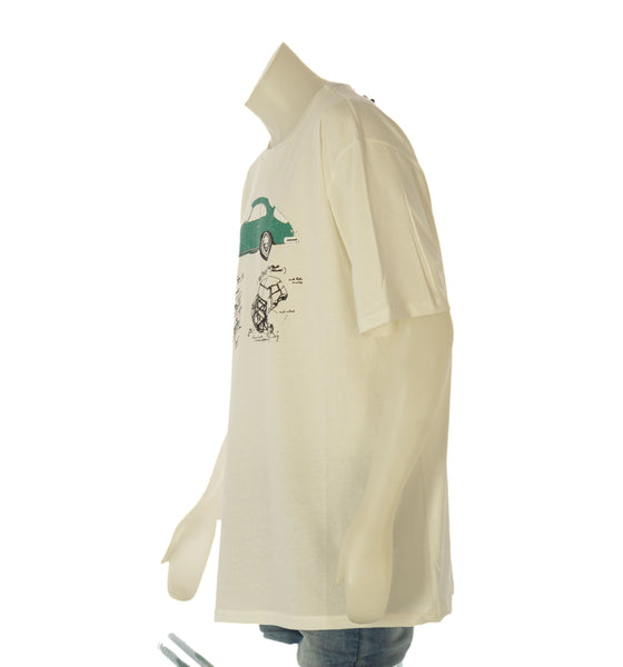 T-SHIRT UOMO TAGLIE OVER GIROCOLLO STAMPA COTONE  MAXFORT ART. E2645