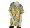 T-SHIRT DONNA TAGLIE OVER GAIA ELEGANTE MANICA CORTA FANTASIA  PIU ART. 532