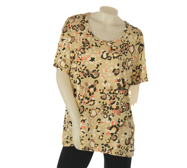 T-SHIRT TAGLIE OVER FANTASIA TRASPIRANTE MANICA CORTA  GAIA PIU ART. 620/05