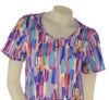 T-SHIRT DONNA  GIROCOLLO MANICA CORTA FANTASIA TRASPIRANTE GAIA B ART 601/04