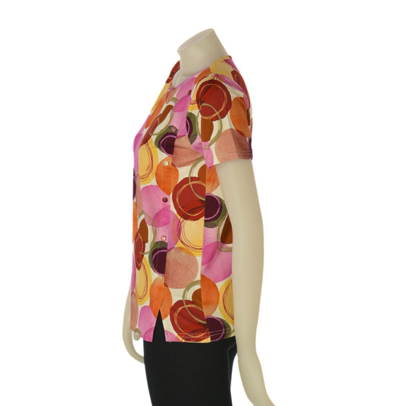 T-SHIRT DONNA  GIROCOLLO FANTASIA TRASPIRANTE GAIA B ART. 177