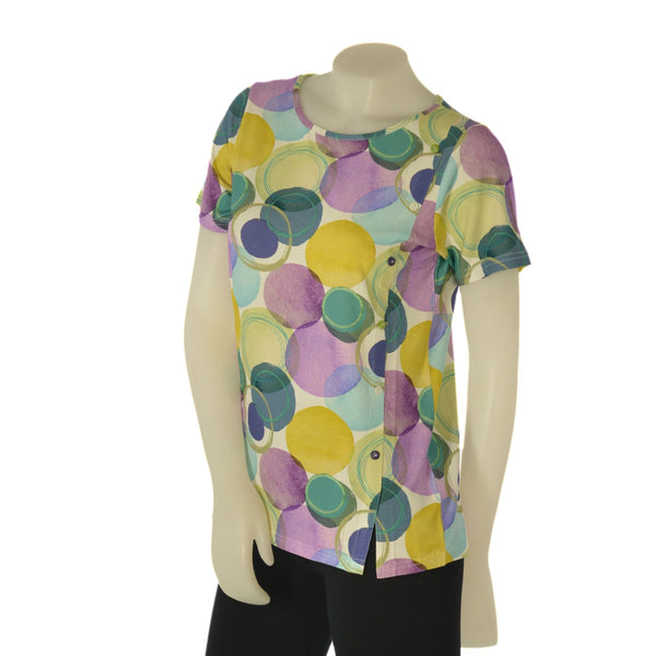 T-SHIRT DONNA  GIROCOLLO FANTASIA TRASPIRANTE GAIA B ART. 177