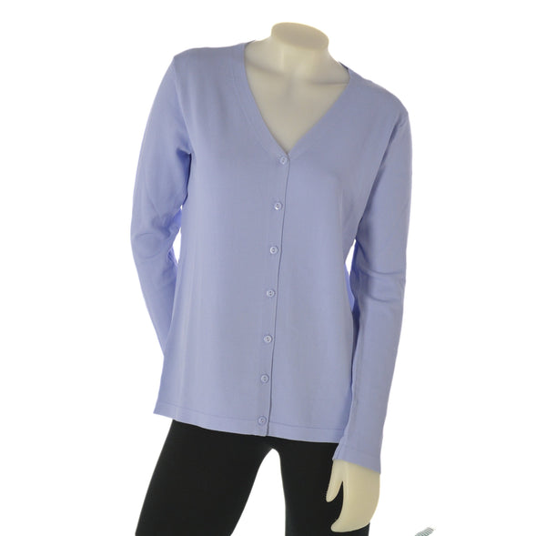 CARDIGAN DONNA SCOLLO A V CLASSICO MORBIDO ELEGANTE  GAIA B ART. 175