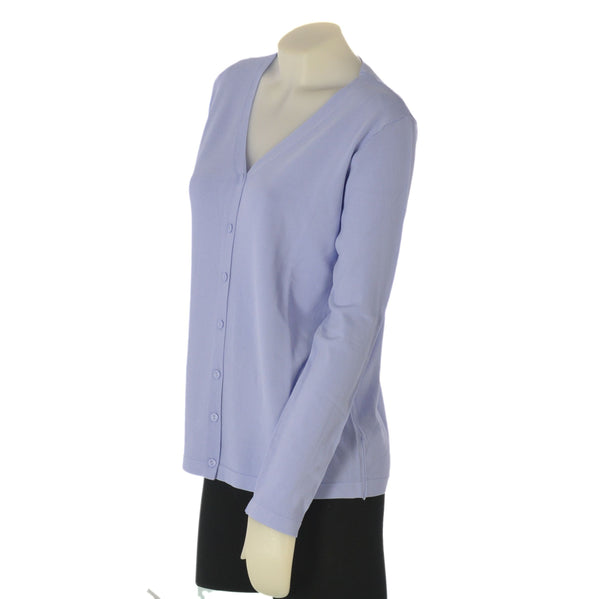CARDIGAN DONNA SCOLLO A V CLASSICO MORBIDO ELEGANTE  GAIA B ART. 175