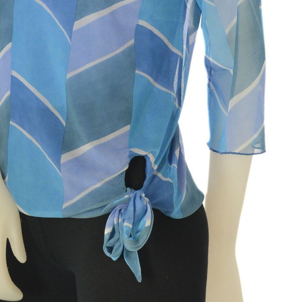 MAGLIA DONNA LEGGERA MANICA TRE QUARTI FANTASIA  GAIA B ART. 152