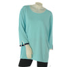 MAGLIA TAGLIE OVER RAFFINATA MANICA TRE QUARTI  DONNA GAIA PIU ART. 521