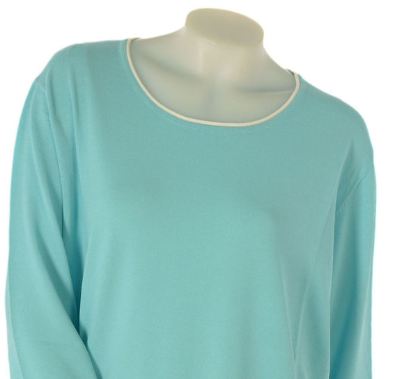 MAGLIA TAGLIE OVER RAFFINATA MANICA TRE QUARTI  DONNA GAIA PIU ART. 521