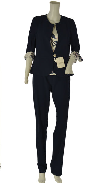 COMPLETO DONNA ELEGANTE CLASSICO  GABRIELLA RAFFINATO LUSSUOSO ART. 49 CIELO LUXURY 43
