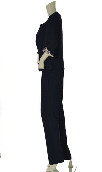 COMPLETO DONNA ELEGANTE CLASSICO  GABRIELLA RAFFINATO LUSSUOSO ART. 49 CIELO LUXURY 43