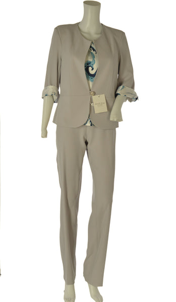 COMPLETO DONNA ELEGANTE CLASSICO  GABRIELLA RAFFINATO LUSSUOSO ART. 49 CIELO LUXURY 43