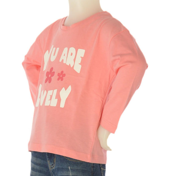 T-SHIRT BAMBINA  COTONE STAMPA GIROCOLLO LOSAN ART. LKGAP0303-25001