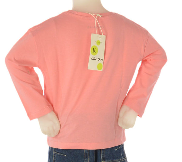 T-SHIRT BAMBINA  COTONE STAMPA GIROCOLLO LOSAN ART. LKGAP0303-25001
