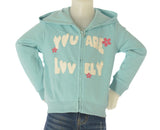 FELPA BAMBINA STAMPA COTONE CAPPUCCIO  LOSAN ART. LKGAP0201-25002