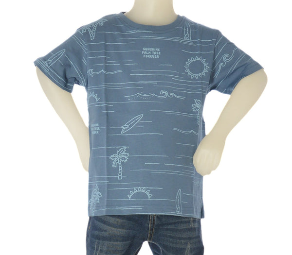 T-SHIRT BAMABINO  GIROCOLLO COTONE STAMPA LOSAN ART. LKBAP0303-25016