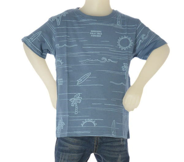 T-SHIRT BAMABINO  GIROCOLLO COTONE STAMPA LOSAN ART. LKBAP0303-25016