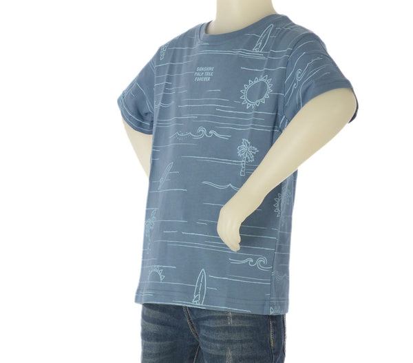 T-SHIRT BAMABINO  GIROCOLLO COTONE STAMPA LOSAN ART. LKBAP0303-25016