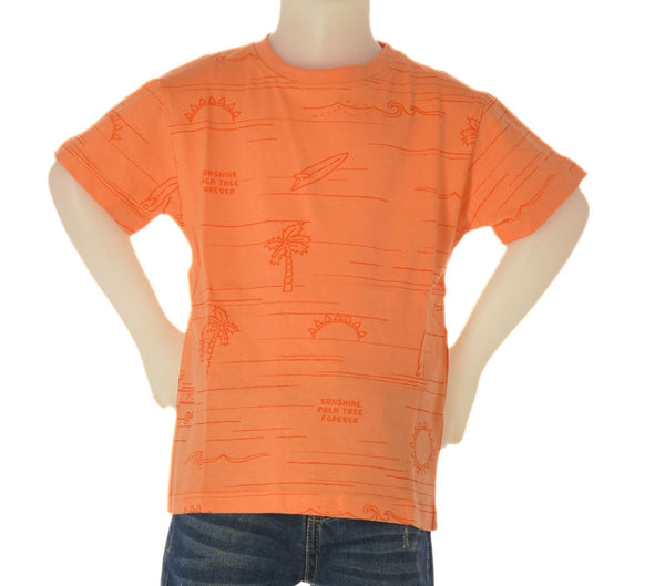 T-SHIRT BAMABINO  GIROCOLLO COTONE STAMPA LOSAN ART. LKBAP0303-25016
