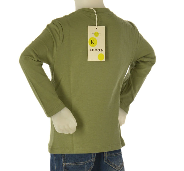 T-SHIRT BAMBINO  COTONE STAMPA GIROCOLLO LOSAN ART. LKBAP0303-25005
