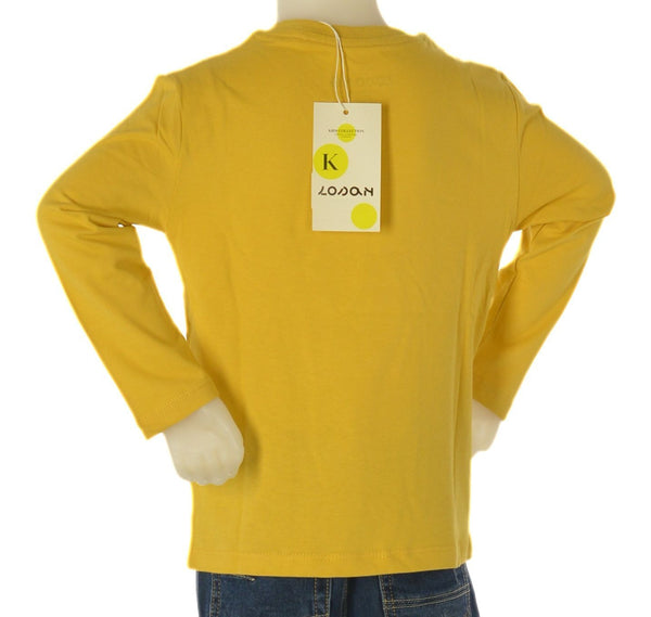 T-SHIRT BAMBINO  COTONE STAMPA GIROCOLLO LOSAN ART. LKBAP0303-25006