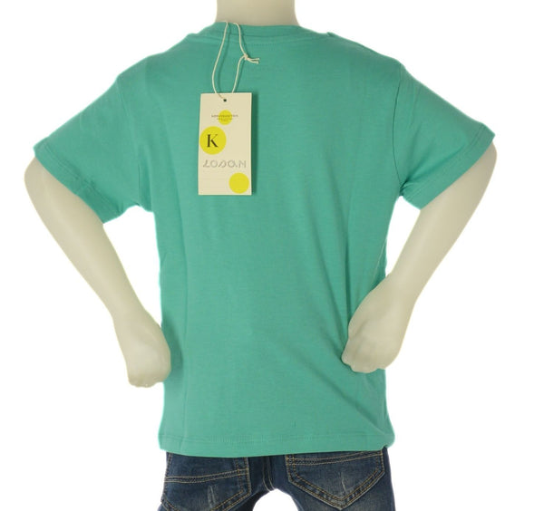 T-SHIRT BAMABINO COTONE STAMPA GIROCOLLO ART. LKBAP0303-25032