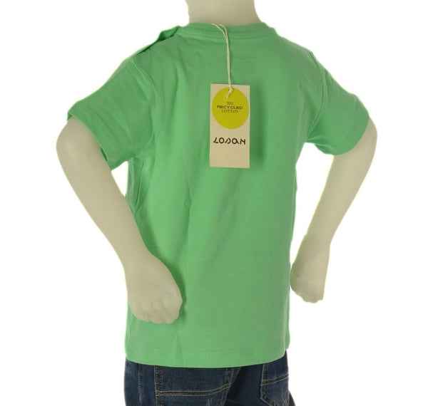 T-SHIRT BAMBINO  GIROCOLLO COTONE STAMPA LOSAN ART. LBBAP0303-25011