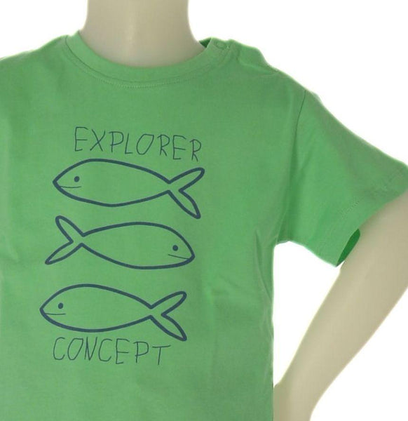 T-SHIRT BAMBINO  GIROCOLLO COTONE STAMPA LOSAN ART. LBBAP0303-25011