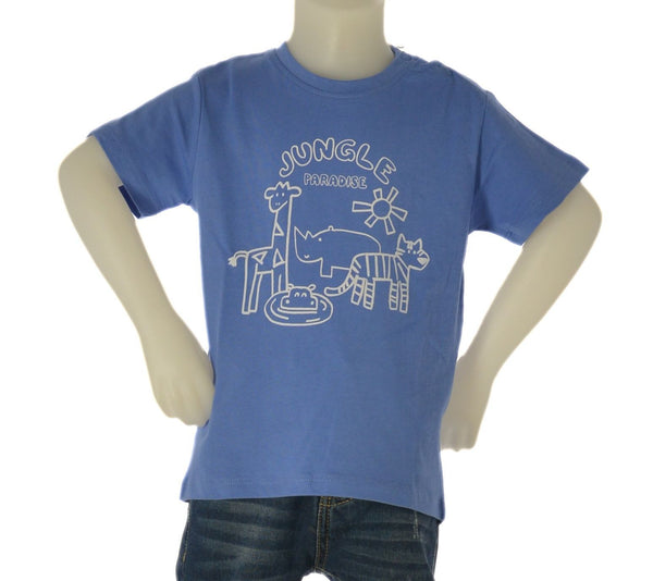 T-SHIRT BAMBINO  GIROCOLLO COTONE STAMPA LOSAN ART. LBBAP0303-25011