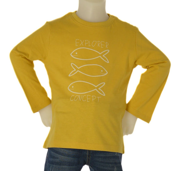T-SHIRT BAMBINO  COTONE GIROCOLLO LOSAN ART. LBBAP0303-25002