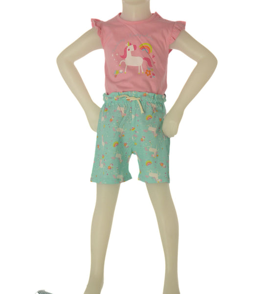 COMPLETO BAMBINA COTONE ESTIVO  LOSAN ART. LBGAP0602-24004