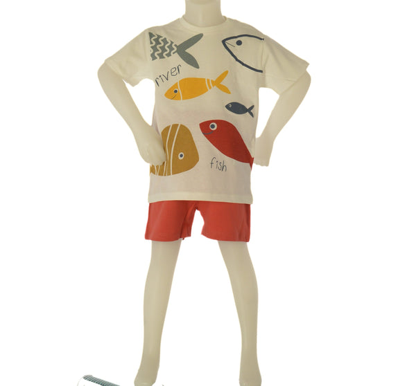 COMPLETO BAMBINO  COTONE ESTIVO LOSAN ART. LBBAP0602-25002