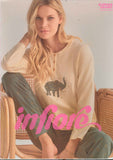 PIGIAMA DONNA RAGAZZA PURO COTONE SERAFINO ELAFANTE INFIORE ART. 652401