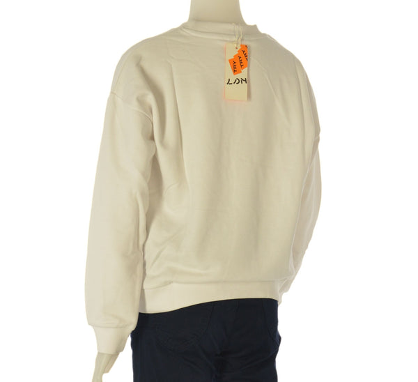 FELPA RAGAZZA GIROCOLLO MISTO COTONE STAMPA MORBIDA LOSAN ART. LJGAP0202-25003