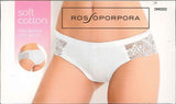 SLIP DONNA  VITA BASSA PIZZO COTONE ELASTICIZZATO ROSSOPORPORA ART. DM0202