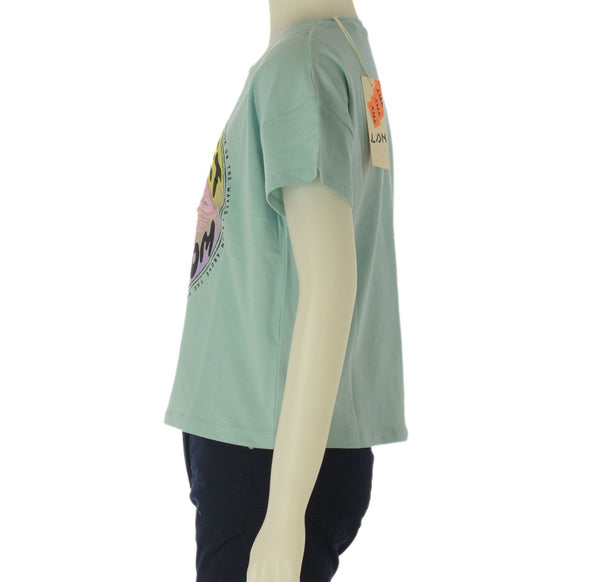 T-SHIRT RAGAZZA COTONE GIROCOLLO STAMPA LOSAN ART. LJAP0103-25035